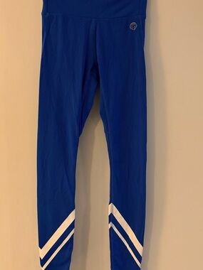 Tory Burch Tory Sport Leggings with White V Chevron